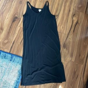 A new day black tank maxi dress